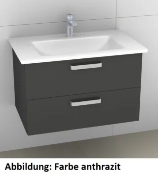 Artiqua 414 Waschtischunterschrank für Venticello 41048G Oxid Hellgrau quer, 414-WU2L-V103-7183-721 414-WU2L-V103-7183-721