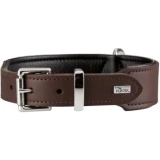Hunter Hundehalsband basic braun M-L