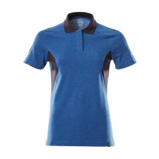 MASCOT Damen Polo-Shirt ACCELERATE Azurblau / Schwarzblau L - 18393-961-91010-L