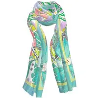 bianca Modetuch SILBA, in sommerlichem Allover-Muster