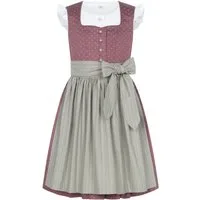 Nübler Dirndl Kinderdirndl Fabia in Altrosa-Stein von Nübler - Rocklänge knielang