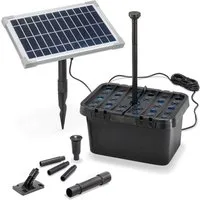 esotec Teichfilter 8/380 Solar Unterwasserfilter-Set 380l/h Filterpumpe Solarmodul 100900 (Komplettset)