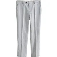 Next Anzughose Strukturierte Tailored Fit Anzughose aus Leinenmix (1-tlg)