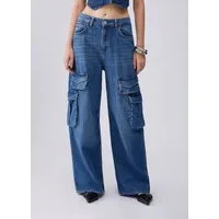 Liu Jo Cargojeans - Jeans Damen - Damenjeans - Cargohose - Wide Leg
