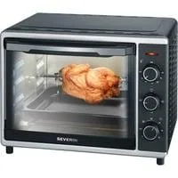 Toastofen TO 2056, Mini-Backofen schwarz/silber