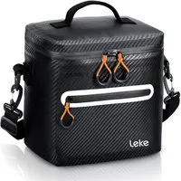 LuxusKollektion Kühltasche Kühltasche Isoliert Wasserdicht Tragbar 20L Camping A-schwarz 20L