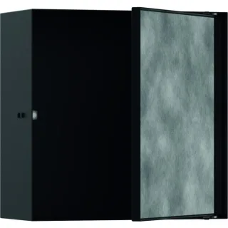 hansgrohe XtraStoris Wandnische 56091670 30x30x14cm, mit befliesbarer Tür, mattschwarz
