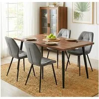 oyajia Esszimmerstuhl 4er Set Essstühle Stühle Küchenstuhl, Metall Beine, Samt Polsterstuhl (mit Ergonomischer Rückenlehne und Metallbeinen, 4 St), Moderner Küchenstühle