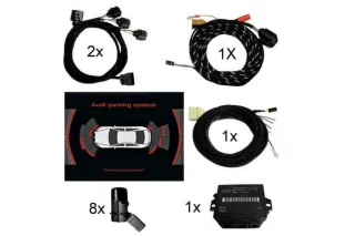 Komplett-Set APS+ (optische Anzeige MMI) Front & Heck für Audi A8 4H