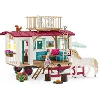 Schleich® Spielwelt HORSE CLUB, Wohnwagen für geheime Club-Treffen (42593)