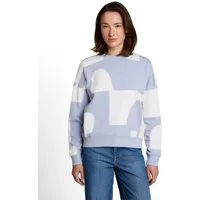 TOM TAILOR Denim Sweatshirt mit All-Over Print