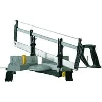 Gehrungslade Metall, 560mm, mit Gehrungssäge grau