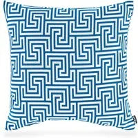 H.O.C.K. Dekokissen Gauzy blue No 16, Kissenhülle mit Füllung, 1 Stück