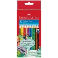 Faber-Castell Buntstift Colour-GRIP, (Colour-GRIP, 12-tlg), mit Soft-Grip-Zone