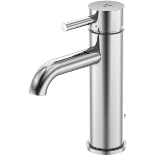 Steinberg Serie 100 Waschtischarmatur 1001755 Ausladung 128mm, Höhe 209mm, mit Ablaufgarnitur 1 1/4", chrom