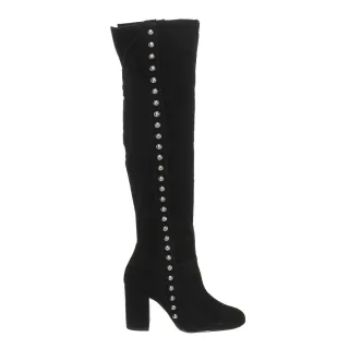 Stiefel mit Absatz aus Wildleder FLDAN3SUP11 Frau
