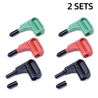 6PCS Magnetic Head Terminal Block with 4mm Banana Plug for Fast Solder-free Connection High Durability CAT III 1000V & 5