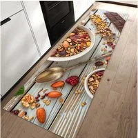 Primedeco Teppich Küchenteppich Frühstück Deluxe PVC rutschfest abwaschbar Läufer, Rechteckig, Höhe: 3 mm, Pflegeleicht & Wasserabweisend