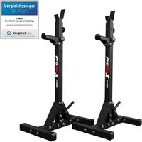 K-SPORT Kraftstation 2 x Langhantelständer, (Squat-Rack für Langhanteltraining, Kniebeugeständer, Langhantelablage bis 250kg), Made in EU!