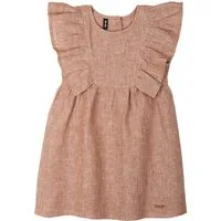 PURE PURE by Bauer Sommerkleid Leinen-Kleid Kids mit Rüschen