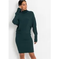 bonprix Strickkleid mit Rollkragen, aus Viskose, Polyamid und Polyester