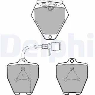 Delphi Bremsbel?ge vorne Audi 100 A8
