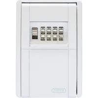 ABUS Schlüsselkasten KeyGarage™ 787 - Schlüsselbox zur Wandmontage - weiß (Standard - weiß), mit indiv. einstellbarem, 4-stelligem Zahlencode - ideal für das Büro