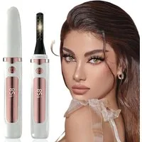 MOPUEA Wimpernzange Elektrischer Beheizbarer Wimpernformer Wimpernzange mit LED Display, 1-tlg., Heiz Wimperncurler 4 Temperaturstufen für langanhaltenden Schwung