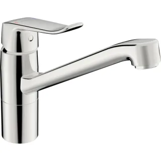 Hansa Hansacare Waschtischarmatur 46102206 ohne Ablaufgarnitur, schwenkbar, Hebel lang, Auslauf 214 mm, chrom