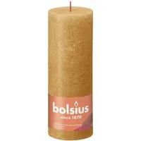 Bolsius Stumpenkerze Bolsius Rustik Stumpenkerze honigwabengelb, Höhe: