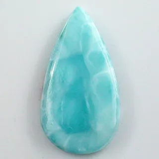 31,10 ct Larimar Edelstein – Natürlicher unbehandelter Heilstein aus der Karibik