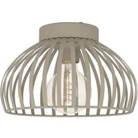 EGLO Deckenleuchte MOGANO 3 Deckenlampe - Stahl - E27 - 1X40W - IP20, ohne Leuchtmittel, Wohzimmerlampe, Esszimmerlampe, Flur, Schlafzimmer, H18 x Ø28 cm