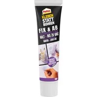 Pattex Montagekleber Fix & Ab, (Einzeln), 6 kg Tragkraft, wieder ablösbar, wasserbeständig