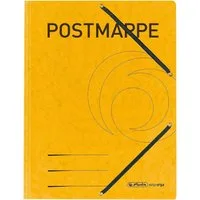 Herlitz Organisationsmappe herlitz Postmappe, Colorspan-Karton, DIN A4, gelb