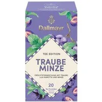DALLMAYR Tee Traube Minze, 20 Aufgussbeutel, Früchteteemischung