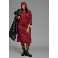 Laura Scott CURVE Midikleid Große Größen Midikleid in wadenlanger Schnittform, figurumspielende Passform