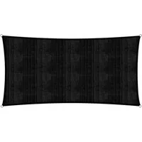Lumaland Sonnensegel Luma Sonnensegel 5 x 7 m, Wetterbeständig 100% HDPE mit Stabilisator für UV Schutz
