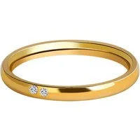 Adelia´s Fingerring Damen Ring aus Edelstahl mit Strass Steinchen