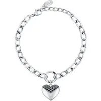 KARL LAGERFELD Armband Karl Lagerfeld Damen-Armband Edelstahl Kristall, Pave Amour