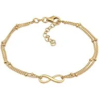 Elli Armband Infinity Symbol Love Unendlichkeit 925 Silber
