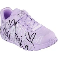 Skechers UNO LITE - LOVE LEVITATE Sneaker Schnürschuh mit bedruckter Sohle, Größenschablone zum Download