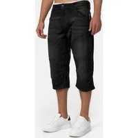 Indicode 3/4-Jeans Herren Fortune Herrenshorts Jeansshorts Shorts 3/4 Jeansshorts mit 5 Taschen