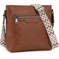 TAN.TOMI Umhängetasche Schultertasche für Damen Modische Henkeltasche Crossbody Bag, Multi-Taschen-Design, verstellbare Schultergurte, Gesäßtasche