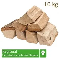 Flameup Kaminholz Brennholz Kaminholz Holz Eiche 5-500kg Ofen Kamin Kaminofen Grill 25cm, 10 kg