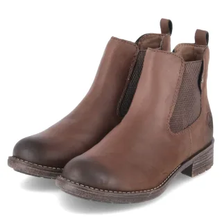 Rieker Chelsea Boots - Gr. 36 - Braun - Kunstleder