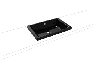 Kaldewei Aufsatzwaschtisch Puro, Modell 3173 mit Überlauf 600x385, 908906003701 908906003701