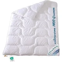 Garanta Kunstfaserbettdecke Extra warme Winter Bettdecke Duo Steppbett Baumwollbezug 135x200 95°, Füllung: 100% Klimafaser, Bezug: 100% Baumwolle, Waschbar bis 95°