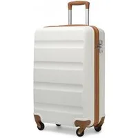 KONO Hartschalen-Trolley Handgepäck Leicht Hartschalenkoffer aus ABS Reisekoffer mit 4 Rollen