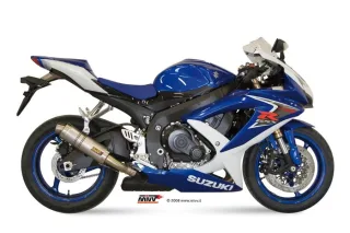 Sport Auspuff MIVV GP BLACK Suzuki GSX-R 600 / 750 Bj. 2008-2010 K8/K9/L0 Typ: CV/CW +ABE