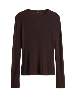 Opus - Langarmshirt - Sefemina braun - Gr. - 36